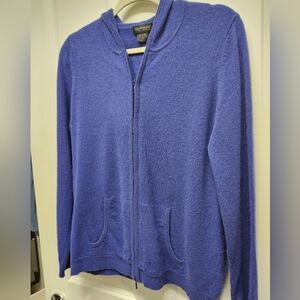 Lord & Taylor Royal Blue Cashmere Sweater